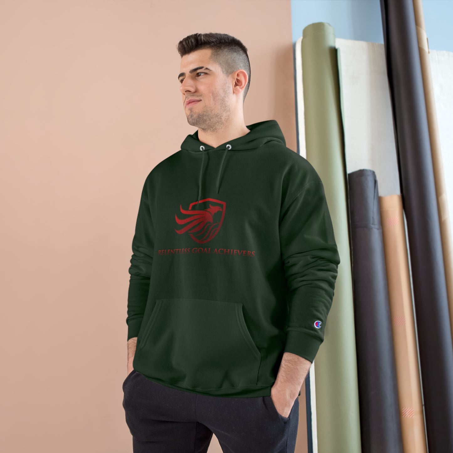 Champion Hoodie - We Set Goals, We Crush Goals, We Repeat