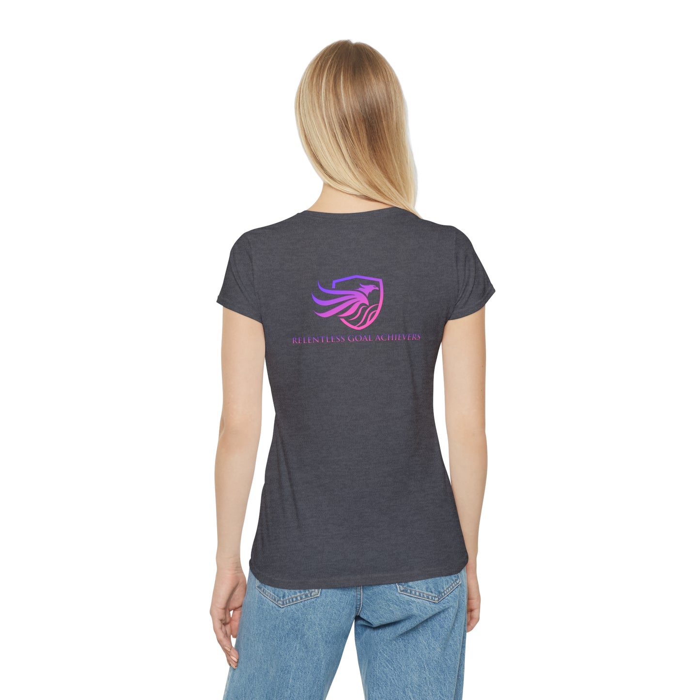 Women's T-Shirt - We Set Goals, We Crush Goals, We Repeat