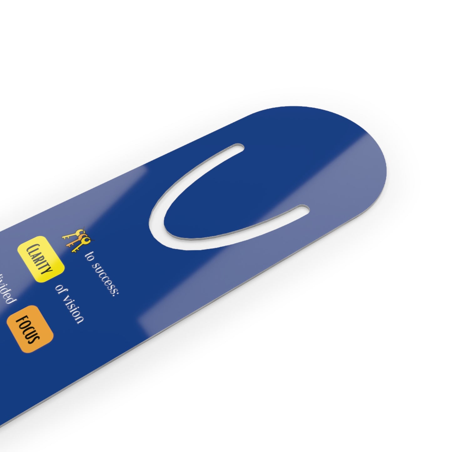 Bookmark - 3 Key To Success (blue)