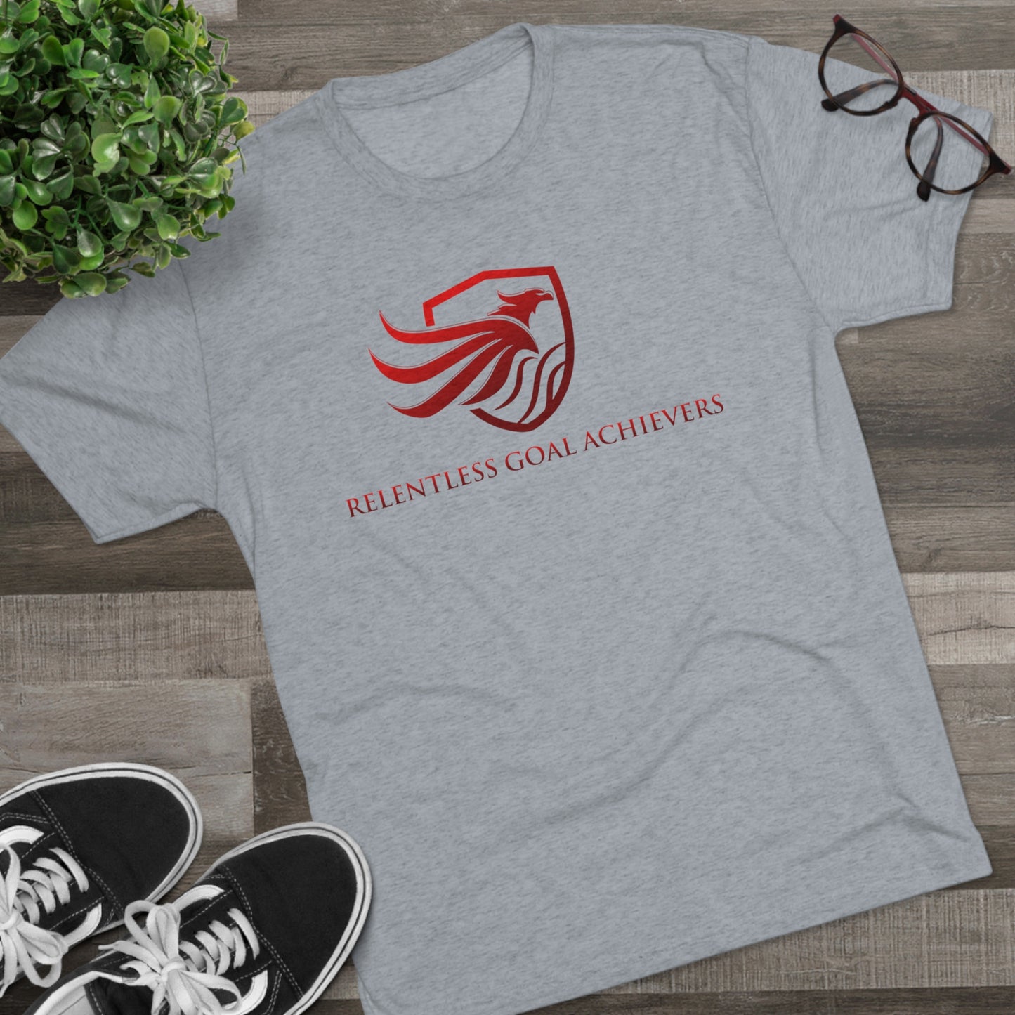 Men's Everything You Want Is Possible For You Tee - red logo