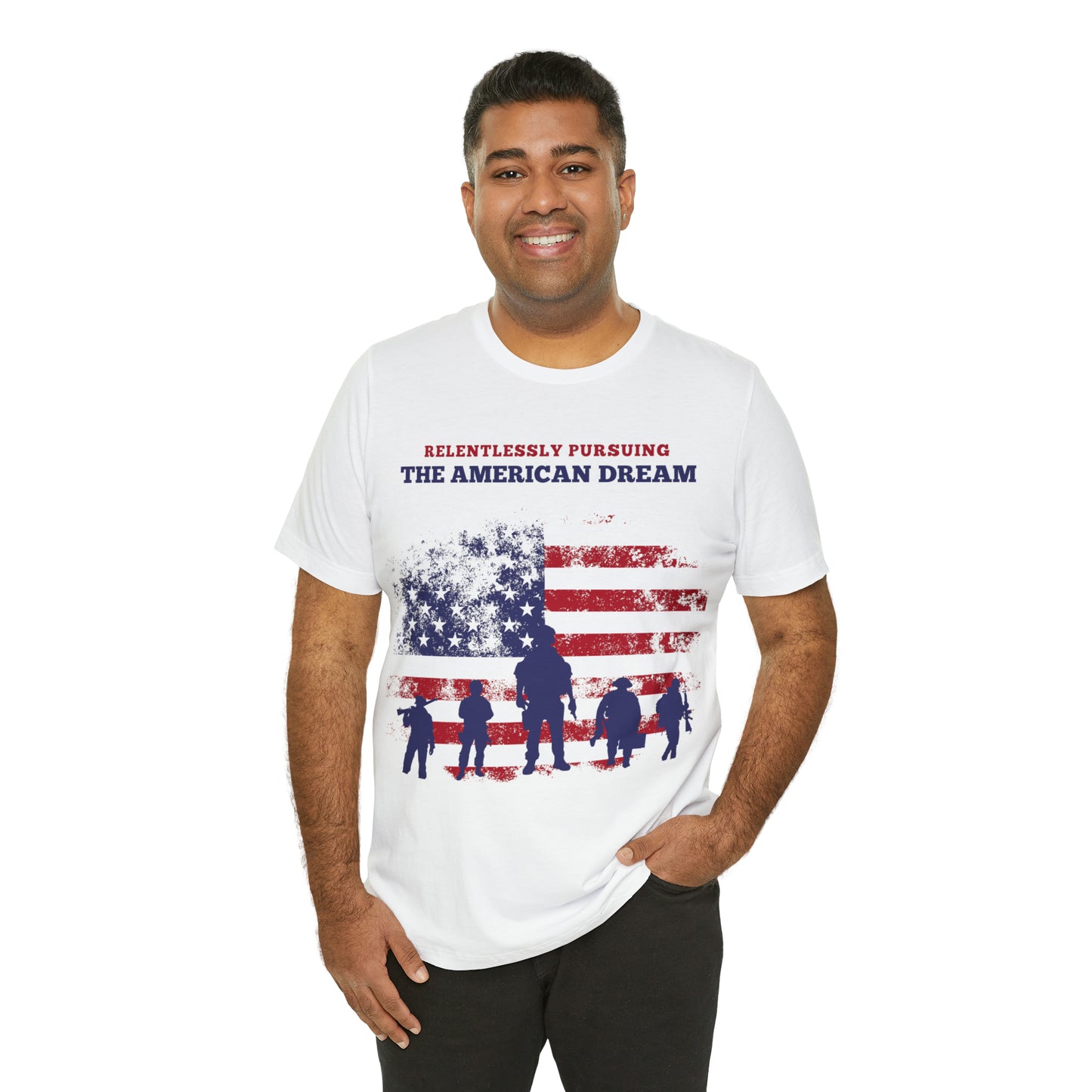 Men's Relentlessly Pursuing the American Dream T-shirt