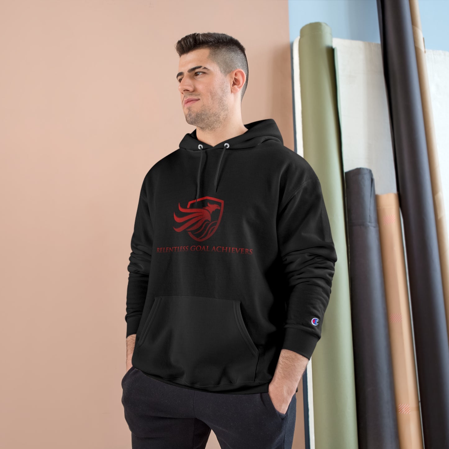 Champion Hoodie - We Set Goals, We Crush Goals, We Repeat